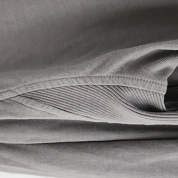 UpWest Mens Long Sleeve Crewneck 100% Cotton Sage Green Ribbed Size M - Picture 5 of 7